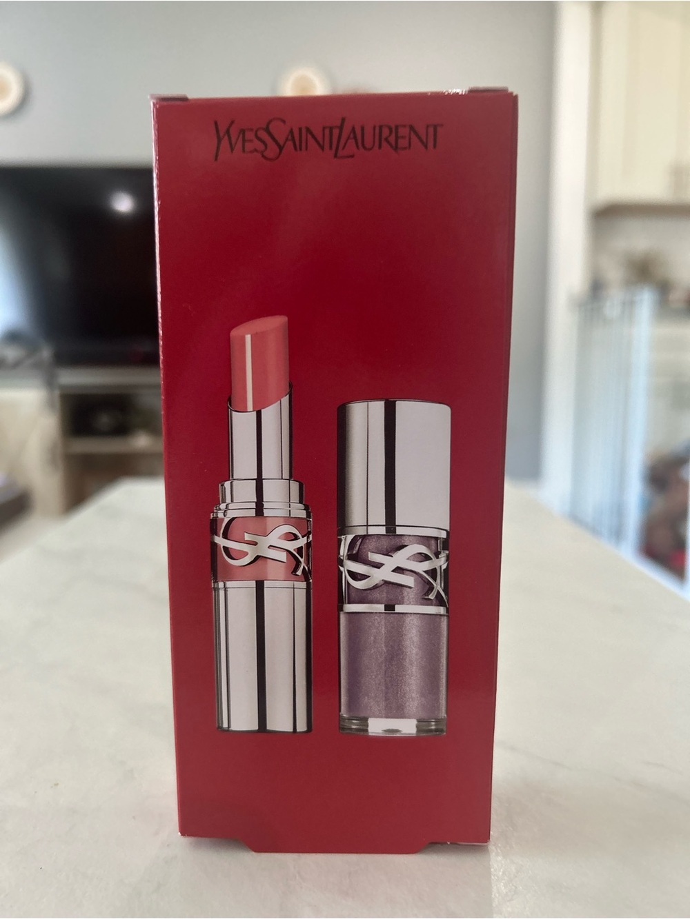 YSL Yves Saint Laurent Candy Glaze Lip Set + Shimmer Gloss Duo NEW - Picture 1 of 2
